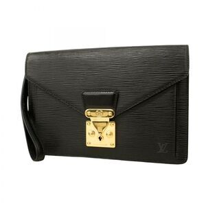 Louis Vuitton Clutch Bag Epi Pochette Serie Dragonne M52612 Noir Black Men's